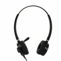 Virtual Wired USB Dual Ear Noise Canceling Headset, Black VI3190309